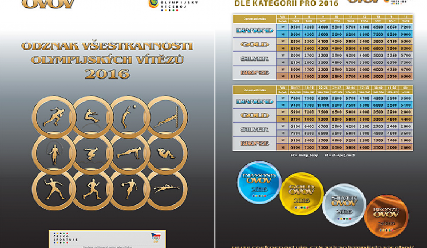 Objednávejte brožury Odznaku Všestrannosti Olympijských Vítězů
