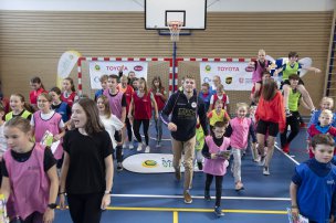 Olympijský trénink s Lukášem Rohanem na ZŠ K Milíčovu, Praha