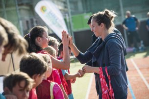 Olympijský trénink s Kateřinou Kudějovou na ZŠ Úpice