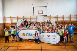 Olympijský trénink s Marií Horáčkovou na ZŠ Kralovická, Plzeň