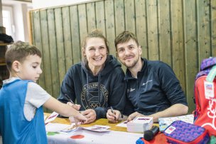 Olympijský trénink s Ilčou Burgrovou na ZŠ v Královském Poříčí