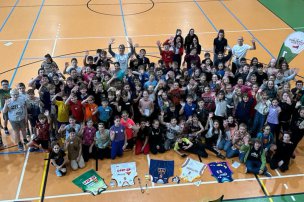 Olympijský trénink s Ivanou Večeřovou na ZŠ Třebíč, Horka - Domky