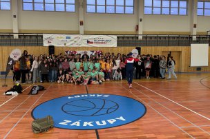 Olympijský trénink s Ilonou Burgrovou na ZŠ Zákupy