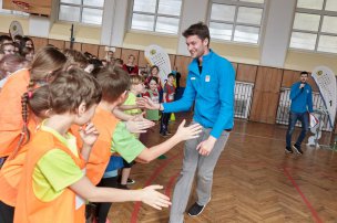 Trénink s olympionikem na ZŠ Habartov