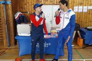 Olympijský trénink s Jirkou Beranem na ZŠ Nový Bor