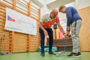 Sportovní den Paralympijské výzvy se Zbyňkem Kotkem v Českém Krumlově