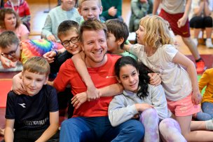 Sportovní den Paralympijské výzvy s Petrem Svatošem v Dobříši