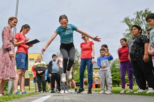 Sportovní den Paralympijské výzvy s Dušanem Ščamburou v Šumperku