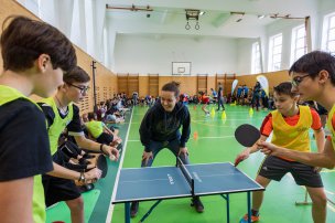 Olympijský trénink s Ivetou Vacenovskou na ZŠ Újezd